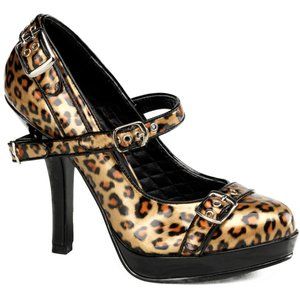 Pin Up Couture Secret-14 Heel Cheetah Print